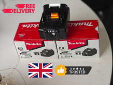 Genuine Makita 6ah 18V Power Tool Battery BL1860BX2 Li-lon Battery - Black / New
