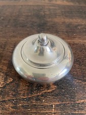 Silver & Cut Glass Vanity Jar