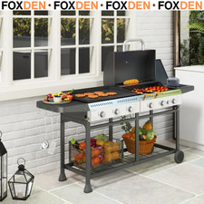 Deluxe duo gas bbq with - gas,