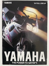 1994 YAMAHA MOTORCYCLE RANGE BROCHURE YZF750R FZR1000R FZR600R XTZ FJ1200 XV TDR