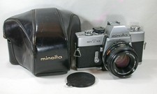 Minolta SRT 101 SLR Film Camera + MD ROKKOR 50mm F1.7 Standard Lens No. 1407123