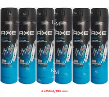 6 x 250ml XXL AXE / LYNX ICE