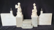 Vintage marble / cast marble / stone memorial grave funeral salesman's sample?