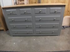 HAMPSHIRE PAINTED 6+4 DRAWER WIDE MULTI CHEST- BESPOKE SIZES COLOURS AVAILABLE