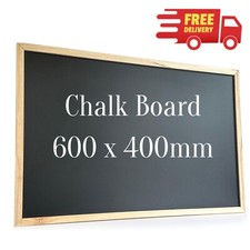 Large black board wooden - large,