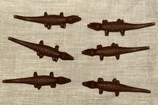 6 Plastic Alligator Crocodile