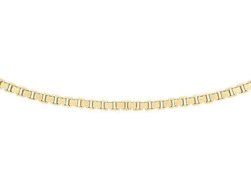 9ct yellow gold venetian box - gold,