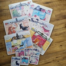  Aga Saga Placemats X 6  & Coasters  X 6 Animals Old Rare Quirky Table Country