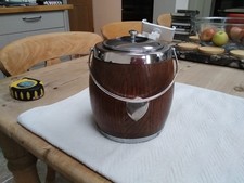 Vintage Tea Caddy / Biscuit Barrel - RYCRAFT  WOODWARE