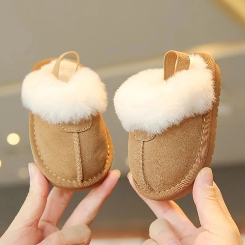 Baby winter plush slippers - baby,