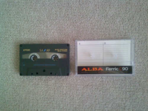 Used blank cassette - blank, tdk