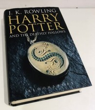 FIRST EDITION HARRY POTTER AND THE DEATHLY HALLOWS & DJ HB ADULT COVER BOOK BD64