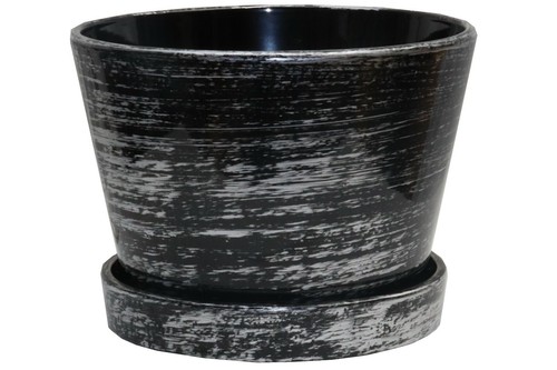 Ceramic plant pots with saucer - plant,