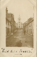 STEEPLE STREET, KILBARCHAN- Renfrewshire Postcard Real Photo