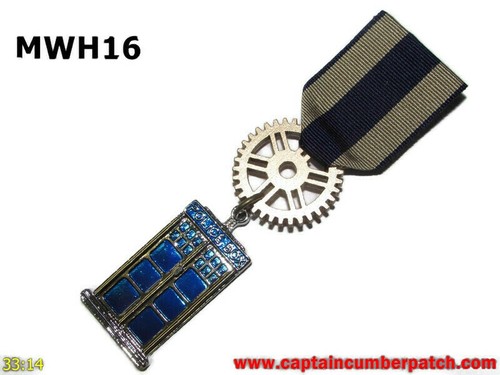 Steampunk medal pindrape badge - medal,