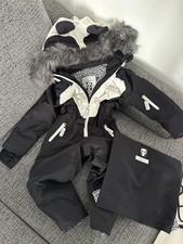 roarsome ski suit dinoski girls age 3-4 Panda skisuit