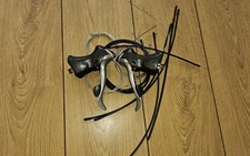 Shimano Ultegra ST-6510 9 Speed Double STI Levers And Cables 