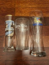 3 x Beer glasses