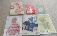 3 Vintage  Baby Knitting Pattern Books: Phildar,P &B Beehive &3 patterns