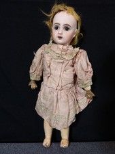 Antique Doll Small Baby Head In Porcelain Biscuit Type JUMEAU Numbered 3