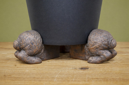 Set resin plant pot - resin,