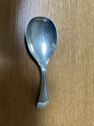 Nickel silver caddy spoon - nickel,