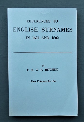 References english surnames - to,