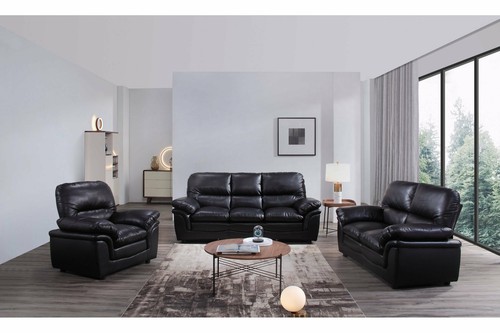 Leather sofa suite 1 - leather,