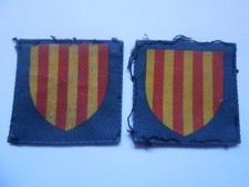 Northumbrian District - HG  printed pair  cloth formation signs military patches