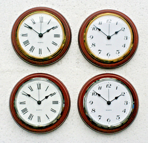 Small mahogany wall clocks new - small,