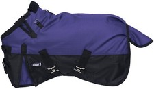 Miniature Horse Heavyweight Winter Turnout Blanket - 1200D - 36" to 50" - Purple