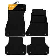 Car Floor Mats For Audi A4 2016-Onwards Fully Tailored Carpet Black