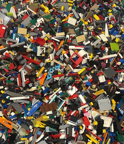 1kg lego bulk lot - lot, mixed