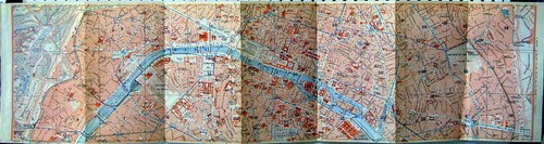 Old antique print - old, map