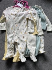 x5 BNWT TU Baby Sleepsuits