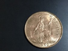 1950 George VI PENNY  EF