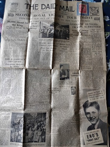 The daily mail 1945 - 1945, war