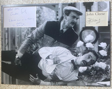 John Cleese / Andrew Sachs  (Fawlty Towers)    **HAND SIGNED**   12x16 display