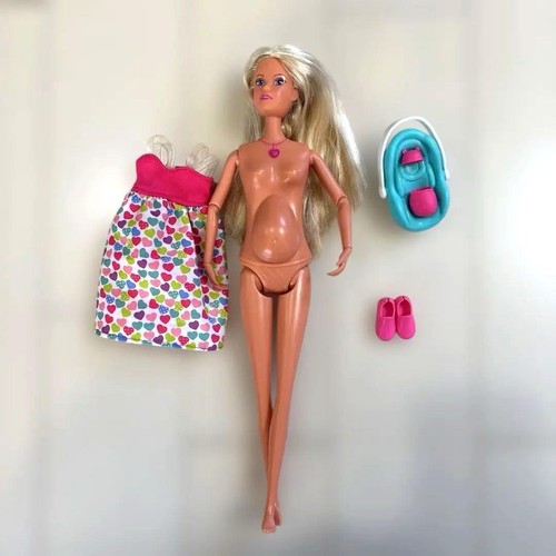 Barbie pregnant doll with - pregnant,