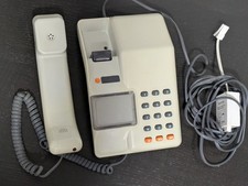 Vintage 1980s BT Viscount 9525AR Push-Button Telephone – light grey