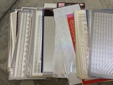 Peel offs for card making -