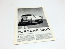 1961 Porsche 356 1600 Road & Track Magazine Road Test Reprint