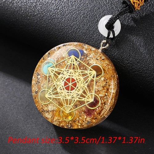 Orgone chakra pendant - 7,