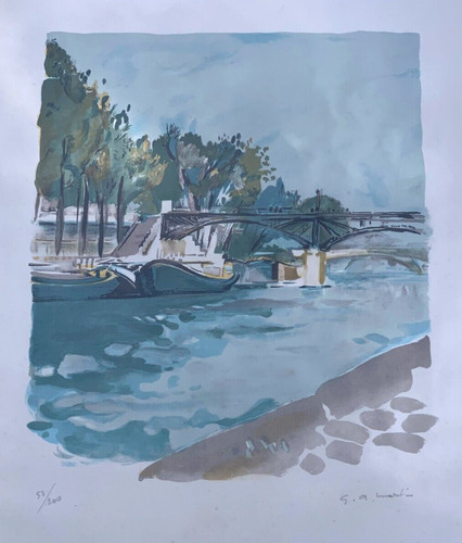 Gilbert martin lithograph - martin,