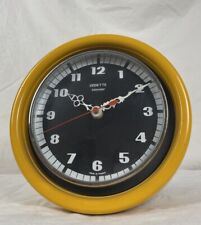 VEDETTE Transistor jaune Space - rare black clock face - vintage antique French 