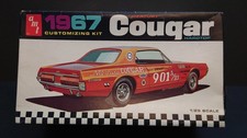 AMT 1967 MERCURY COUGAR VINTAGE BOX - 1/25 SCALE MODEL KIT COLLECTION LOT 286