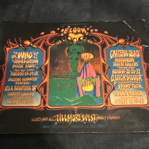 Fillmore west august concert - fillmore,