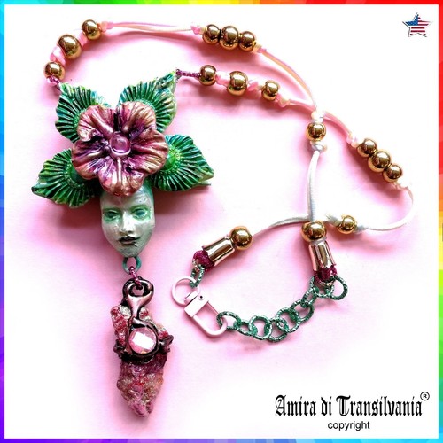 Doll head leaf - head, jewelry
