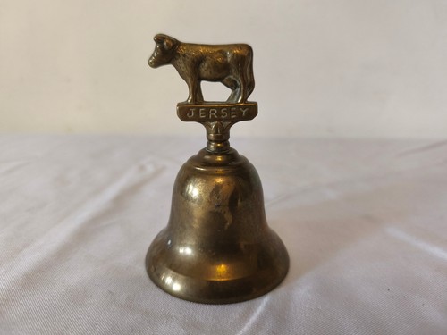 Vintage brass bell with - vintage,