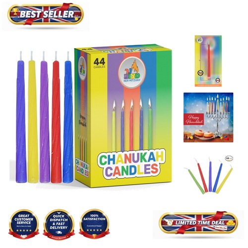 Colorful count hanukkah - 44-count,
